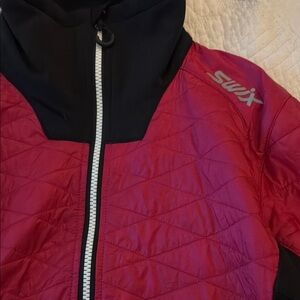 Swix Red and Black Women's Jacket